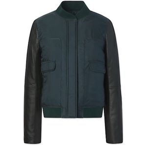Tory Burch Marly Green Bomber Jacket